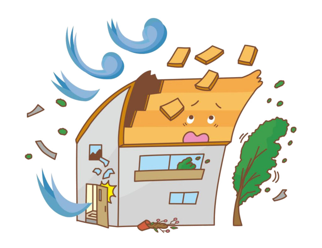 強風被害はダイキョーへ