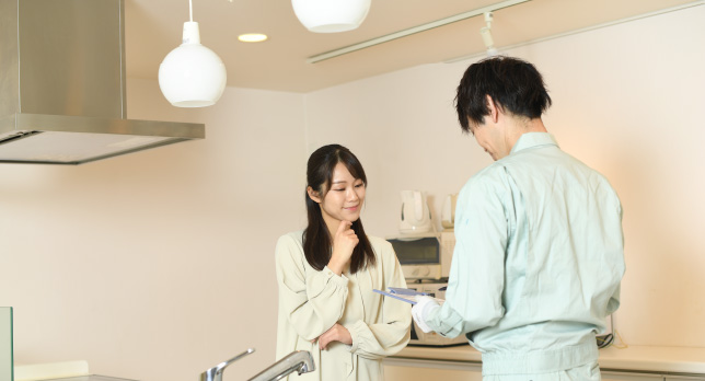 施工後のアフターサポートも万全です